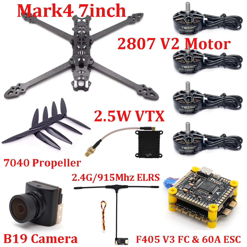 Drone Power Distribution Board - ชุดเฟรม Mark4 ขนาด 7 นิ้ว F405