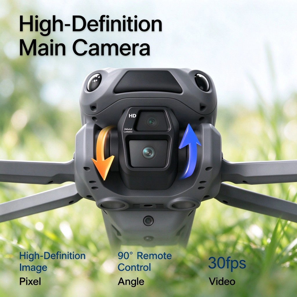 โดรนรุ่นใหม่ LF682 MAX GPS พร้ - Drone Gimbal บทวิจารณ์และราคา